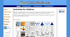 Desktop Screenshot of greatlittleminds.com